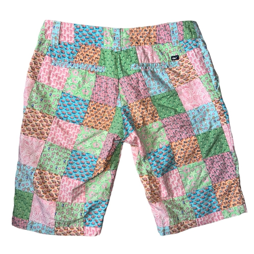 Vineyard Vines Patchwork Shorts Size 0 - image 2